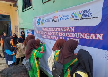 Deklarasi Anti Perundungan di SMP/SMK Al Asri Hessa Perlompongan