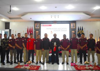 Peringati Hari Pengayoman  Ke-79, Jajaran Pegawai Rutan Labuhan Deli Mengikuti Kegiatan Donor Darah