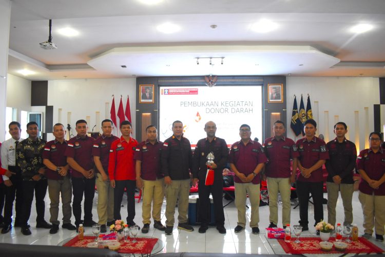 Peringati Hari Pengayoman  Ke-79, Jajaran Pegawai Rutan Labuhan Deli Mengikuti Kegiatan Donor Darah