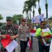 Menyambut Hari  Kemerdekaan RI ke 79 Kapolsekta Kisaran bersama Forkofimcam adakan Pembagian Bendera Merah Putih