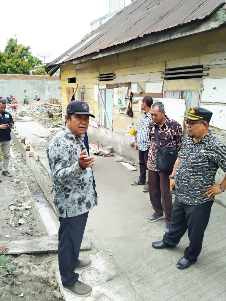 Camat Kisaran Barat Tinjau lokasi Akses Jalan Gang Setia Kisaran