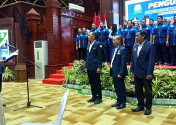 PJ Gubernur Aceh Kukuhkan Pengurus Karang Taruna Aceh Priode 2024-2029