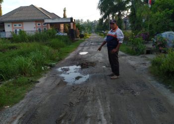 Empat Kali Pilkada Akses Jalan Melinjo Tak Tersentuh Manisnya Polesan APBD Asahan