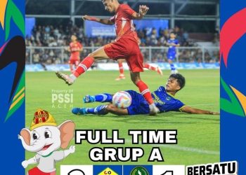 Tuan Rumah Aceh, Amankan Posisi Juara Grup A Cabor Sepak Bola PON XXI 2024