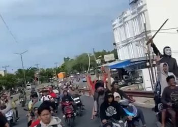 Sat Reskrim Polres Pelabuhan Belawan Tangkap 10 Anggota Genk Motor Spartan