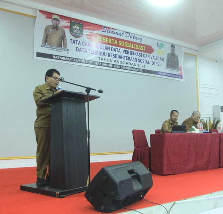Sosialisasi Data Terpadu Kesejahteraan Sosial (DTKS) di Kabupaten Asahan TA-2024