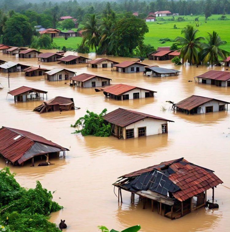 Banjir Melanda Desa Talibura, 2 Rumah Hanyut, 32 Rumah Terendam Banjir, dan Ternak Warga Ikut Terbawa