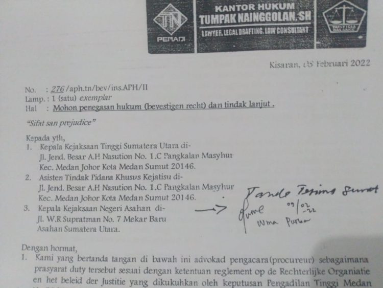 Menelusuri Menguapnya Kasus Korupsi Dana Penanggulangan Covid 19 Rp.8,7 Miliar di Dinas Kesehatan Kabupaten Asahan