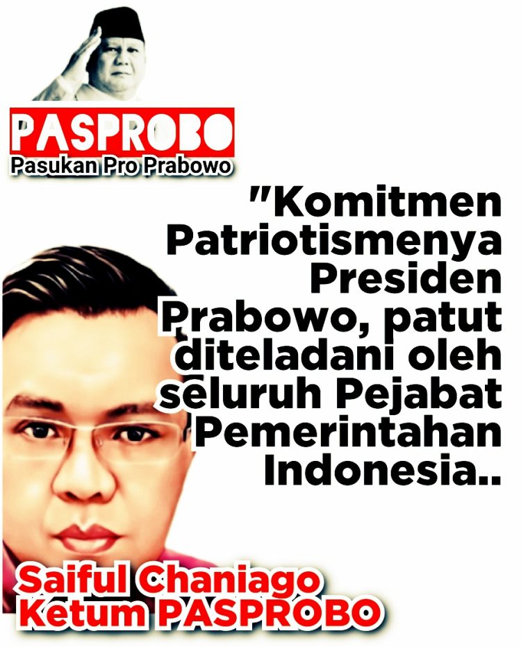 Patriotisme Presiden Kedelapan pada Delapan Puluh Tahun Indonesia Merdeka