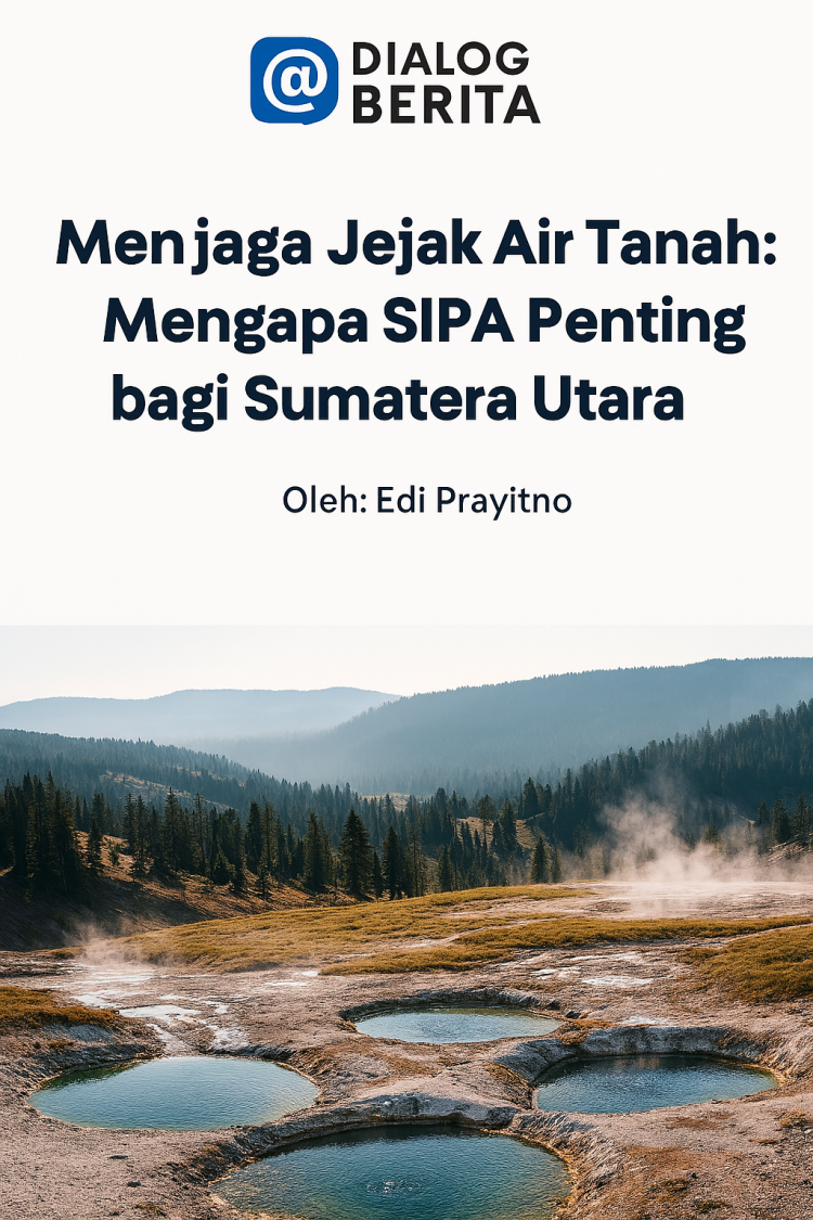 Menjaga Jejak Air Tanah: Mengapa SIPA Penting bagi Sumatera Utara
