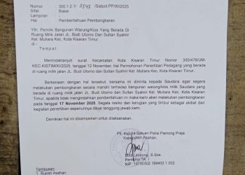 Pemkab Asahan Jadwalkan Pembongkaran Bangunan Liar di Kisaran Timur, Pedagang Sampaikan Keluhan