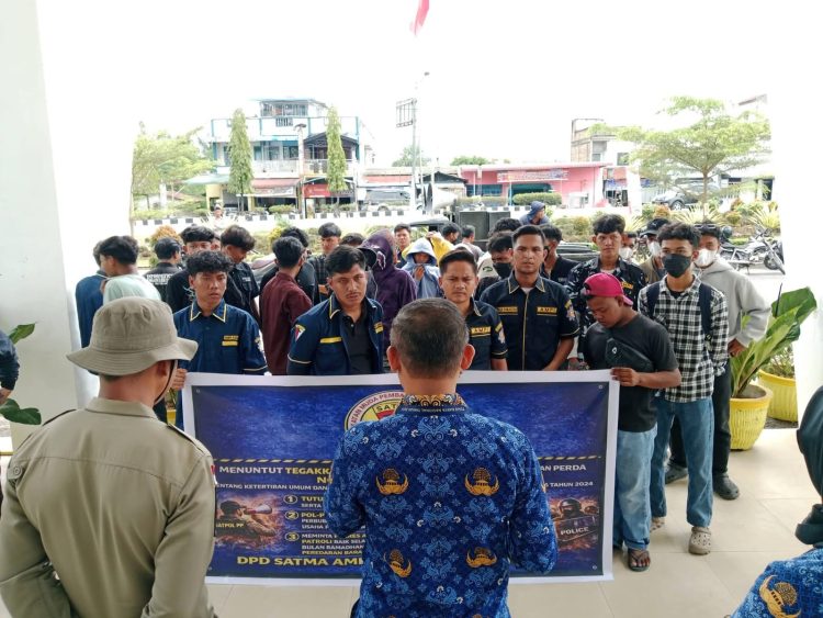 Sapma AMPI Asahan Gelar Aksi, Desak Pemkab Perketat Izin Tempat Hiburan Malam
