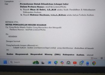 BM3 Asahan Ajukan Permohonan Hadirkan Kadis Pendidikan, Ketua Forkala, dan Wakil Bupati Sebagai Saksi di PN Kisaran