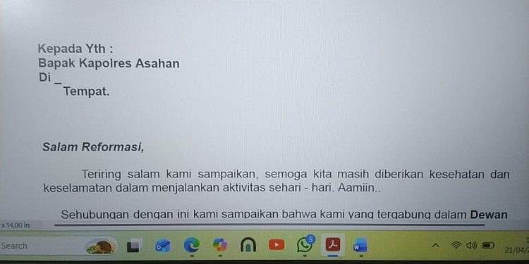 LSM GERPPIN Asahan Akan Gelar Aksi Unjuk Rasa Tuntut Dugaan Mark Up Dana Kesra