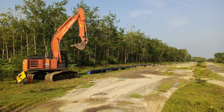Pipa Gas Nasional Dusem Mulai Dipasang di Kota Kisaran, Warga Awalnya Mengira Milik PDAM
