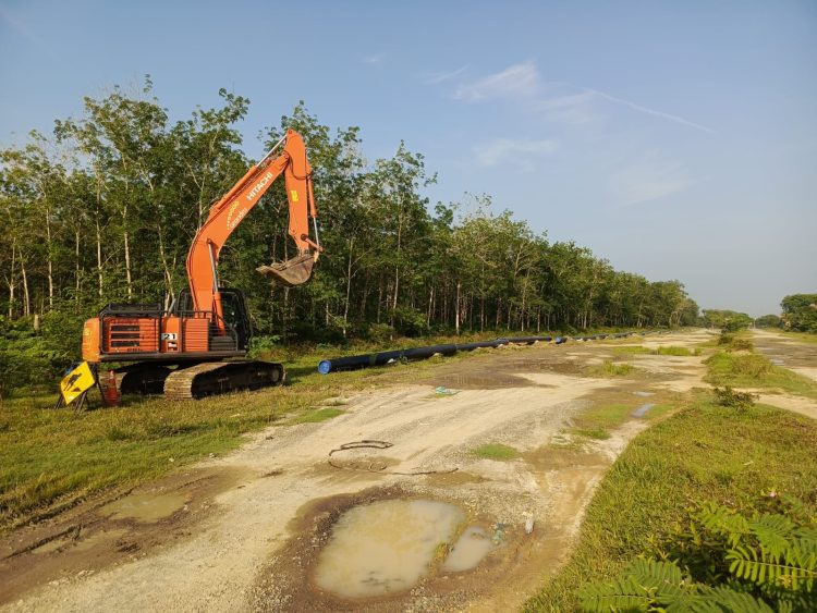 Pipa Gas Nasional Dusem Mulai Dipasang di Kota Kisaran, Warga Awalnya Mengira Milik PDAM