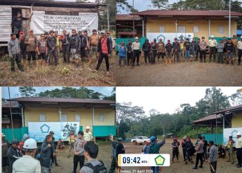 Aksi Unjuk Rasa Masyarakat Adat Rumpun Bokko Pento Tolak Aktivitas Tambang PT. BDW di Tetenona–Sampala