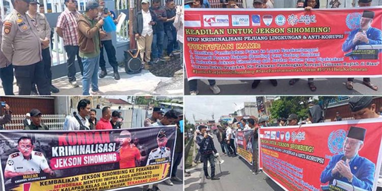 Aktivis PETIR Dipindah ke Nusakambangan, Aksi Protes Warnai Lapas Pekanbaru