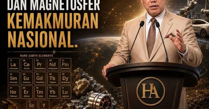 Haidar Alwi: Logam Tanah Jarang dan Magnetosfer Kemakmuran Nasional