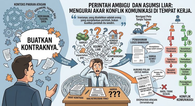 Perintah Ambigu, Asumsi Liar: Ketika Bawahan Disalahkan karena Tidak Bisa Membaca Pikiran Atasan