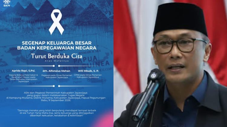 Gugur Saat Bertugas, BKN Pastikan Hak 3 Pegawai Pemkab Jayawijaya Diproses Cepat